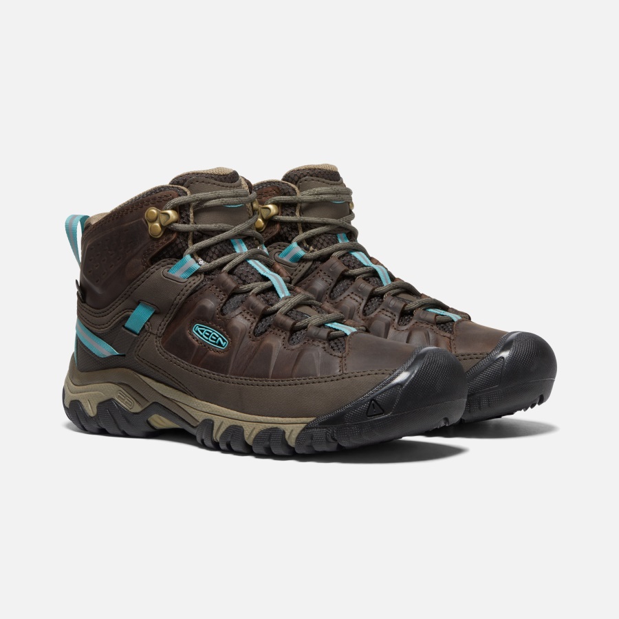 Coffee Bean-Porcelain Women's Targhee III Waterproof Mid Keen