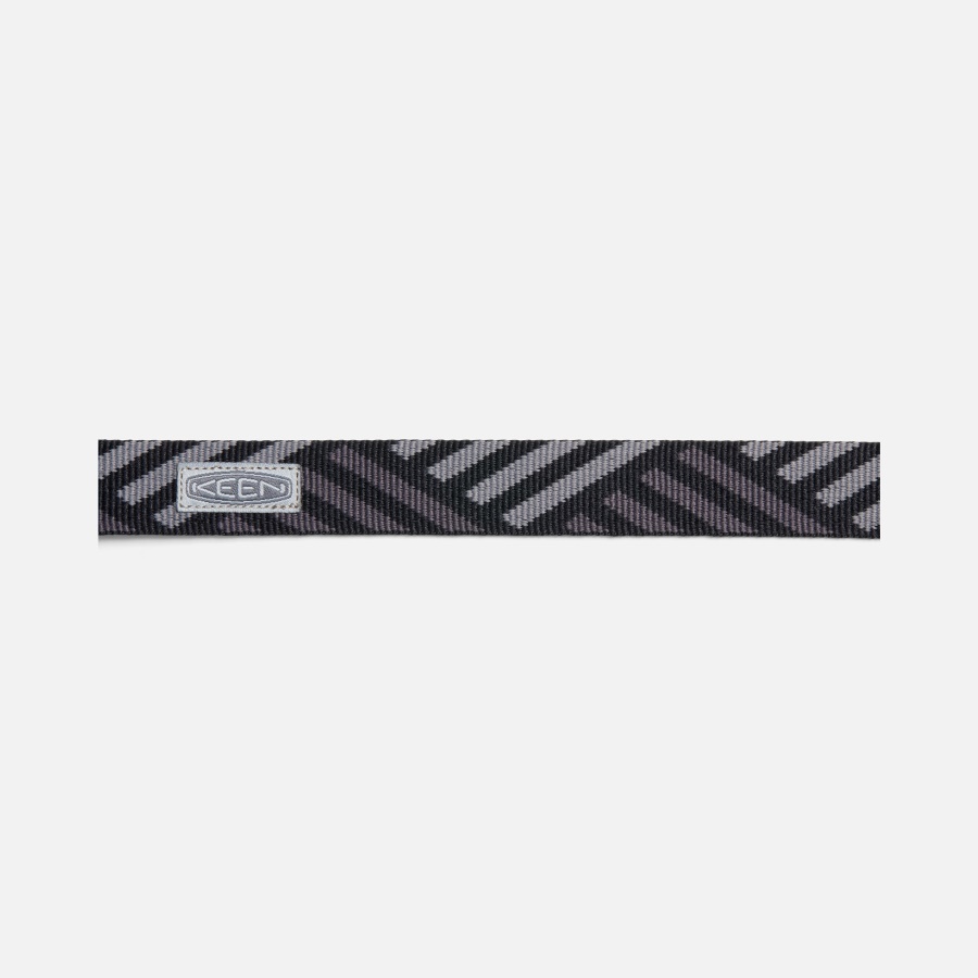 Black-Steel Grey KEEN Dog Collar Keen