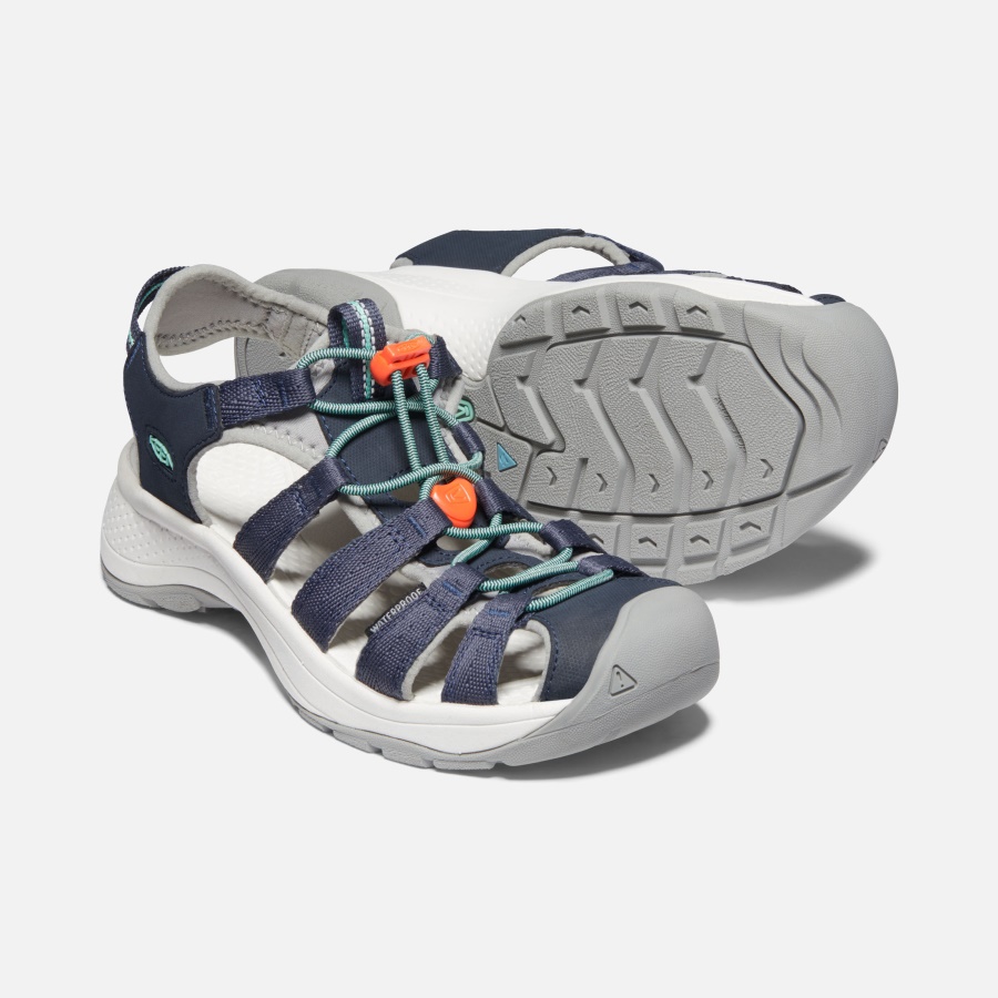 Navy-Beveled Glass Keen Women's Astoria West Sandal