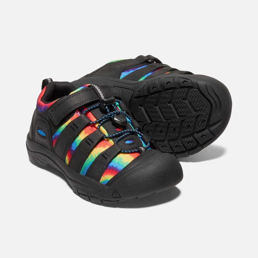 Keen Black-Original Tie Dye Big Kids’ Newport Shoe
