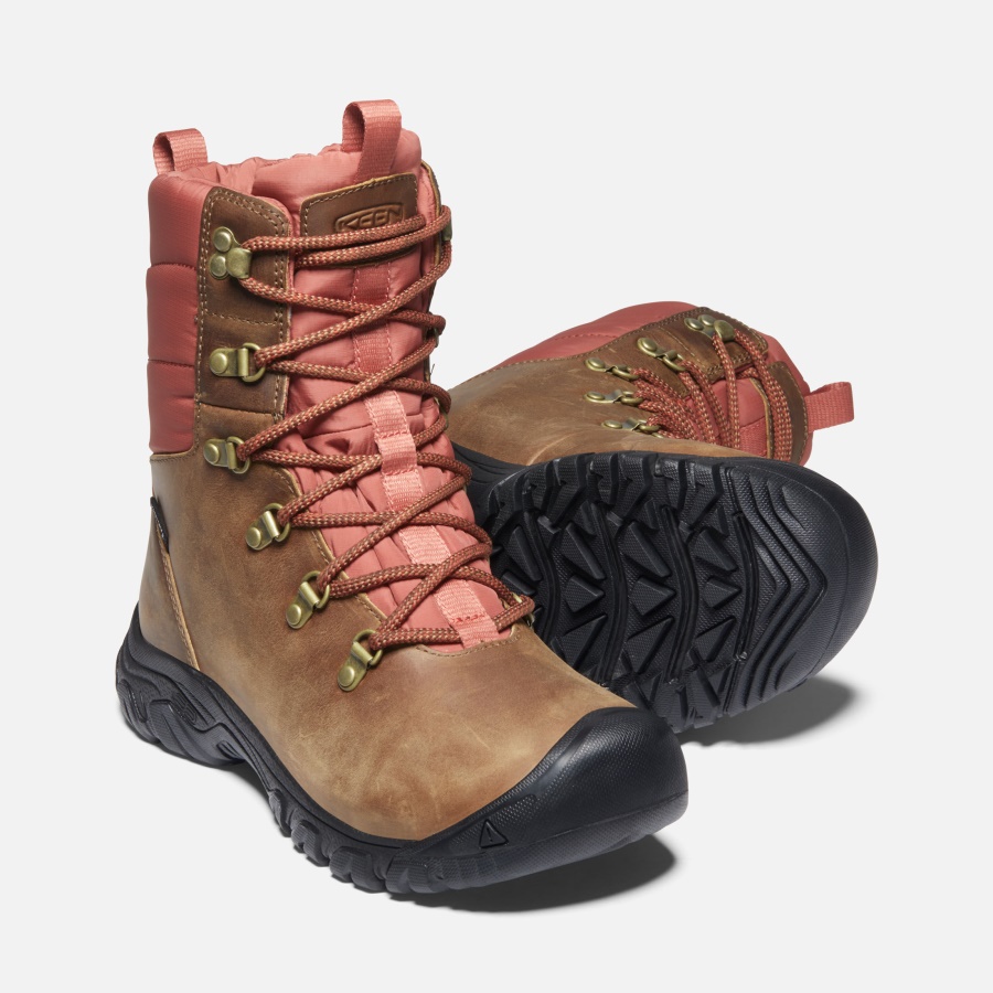 Toasted Coconut-Redwood Women's Greta Waterproof Boot Keen
