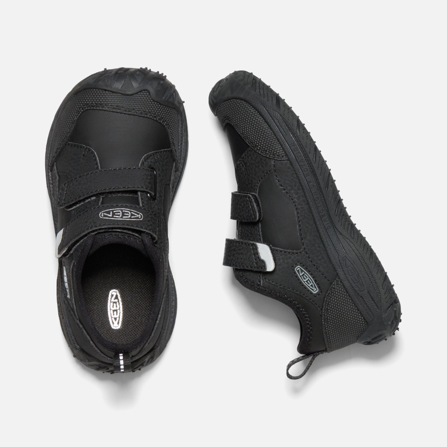 Black-Silver Little Kids' Speed Hound Keen