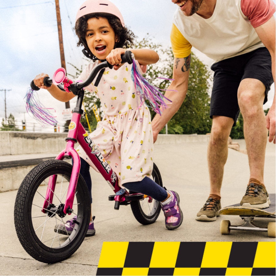 Black-Silver Little Kids' Speed Hound Keen