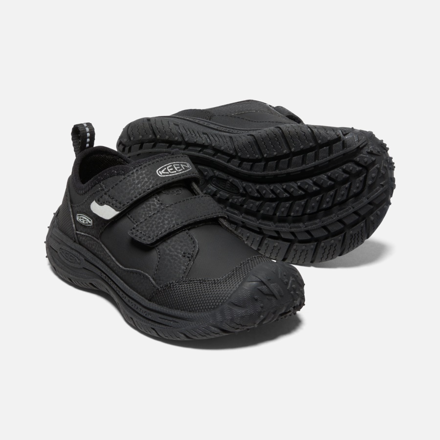 Black-Silver Little Kids' Speed Hound Keen