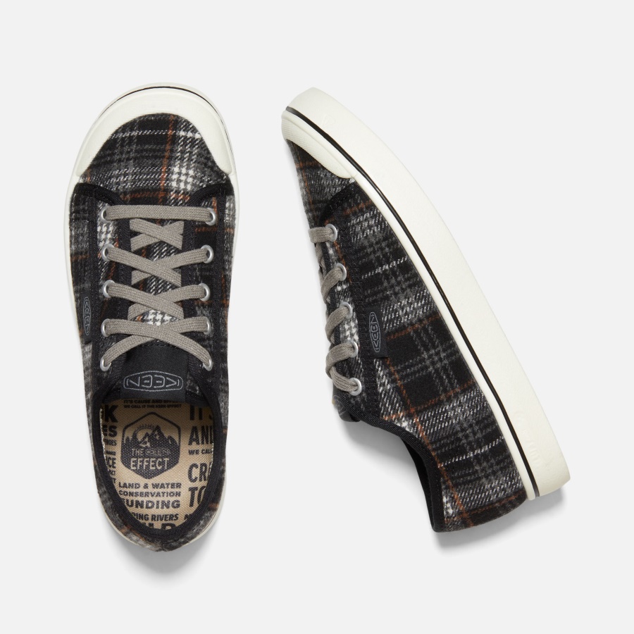 Black Plaid-Steel Grey Women's Elsa V Sneaker Keen