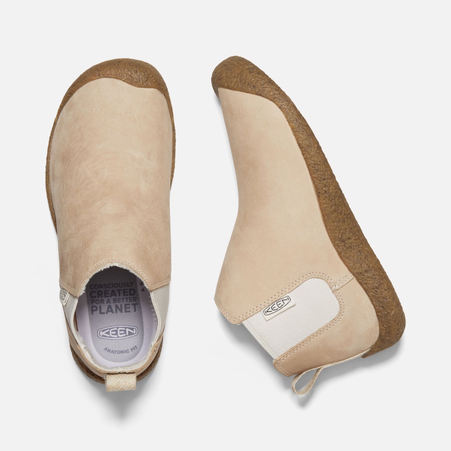 Safari-Birch Women's Mosey Chelsea Leather Boot Keen