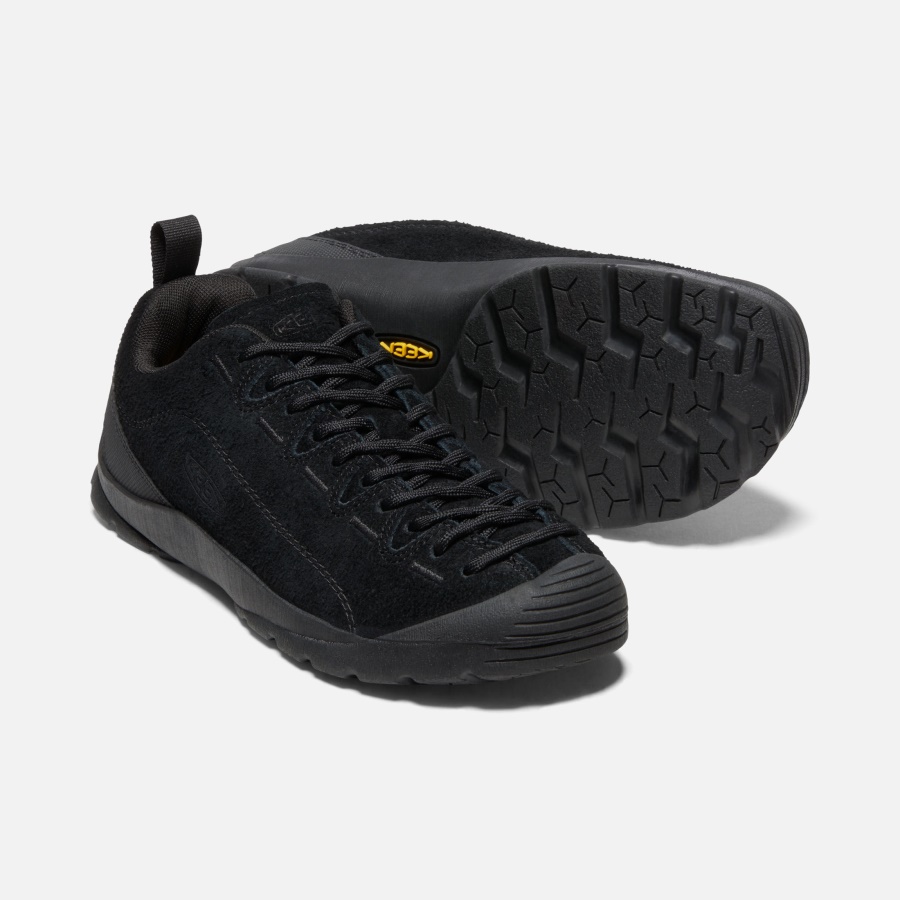 Hairy Black-Black Women's Jasper Suede Sneakers Keen