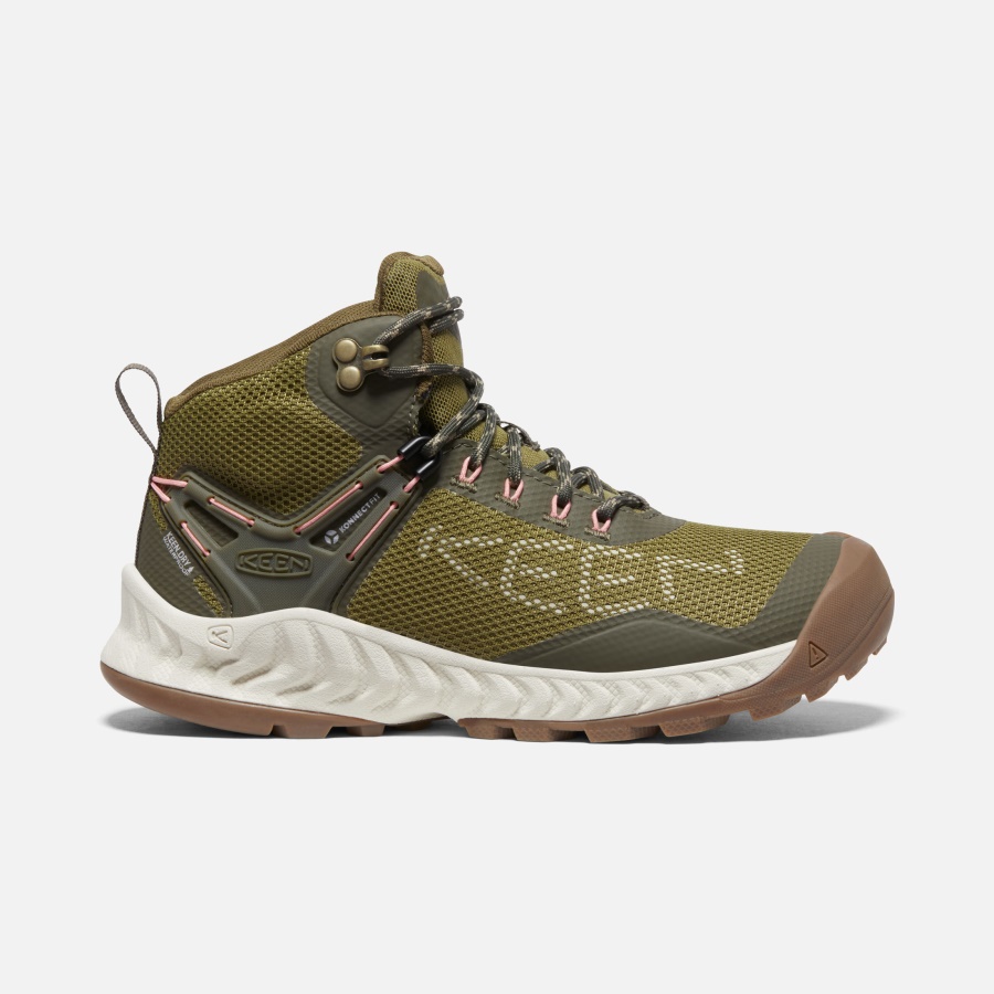 Keen Olive Drab-Birch Women's NXIS EVO Waterproof Boot