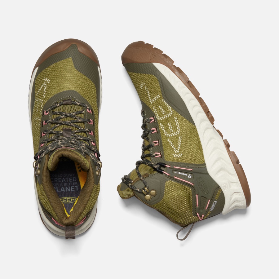 Keen Olive Drab-Birch Women's NXIS EVO Waterproof Boot