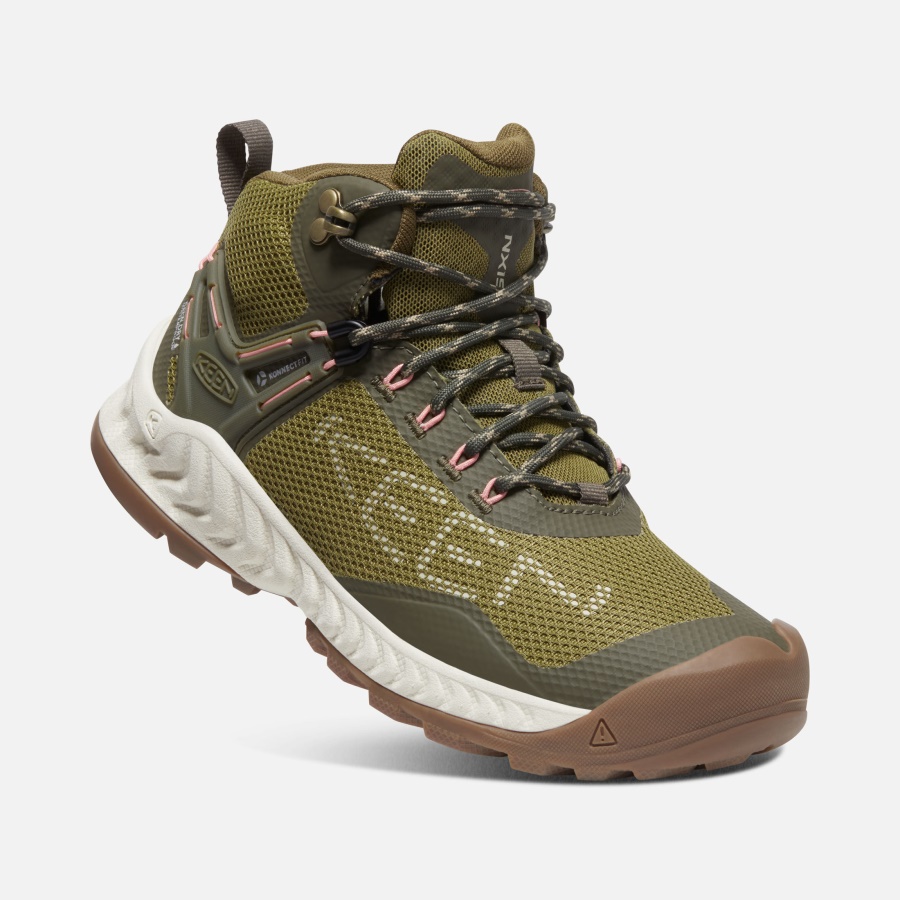 Keen Olive Drab-Birch Women's NXIS EVO Waterproof Boot