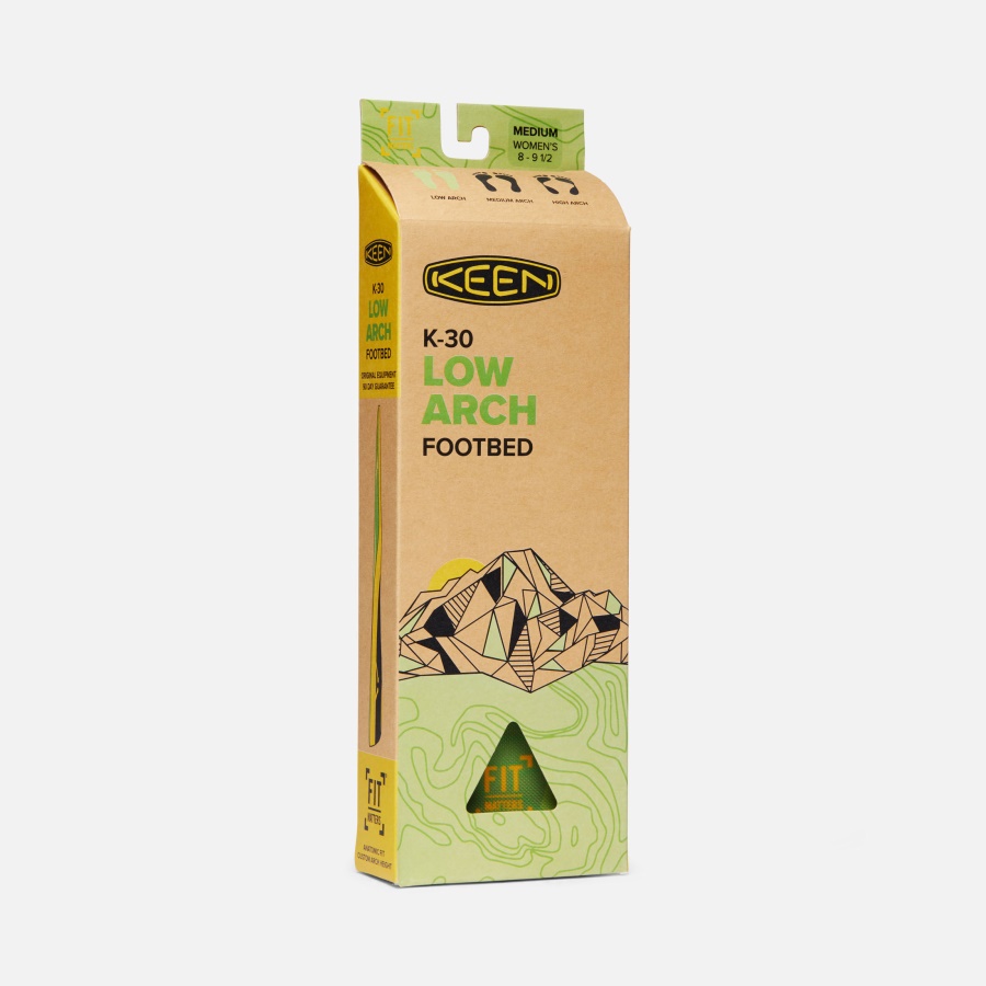 GREEN Keen Women's Outdoor K-30 Low Arch Insole