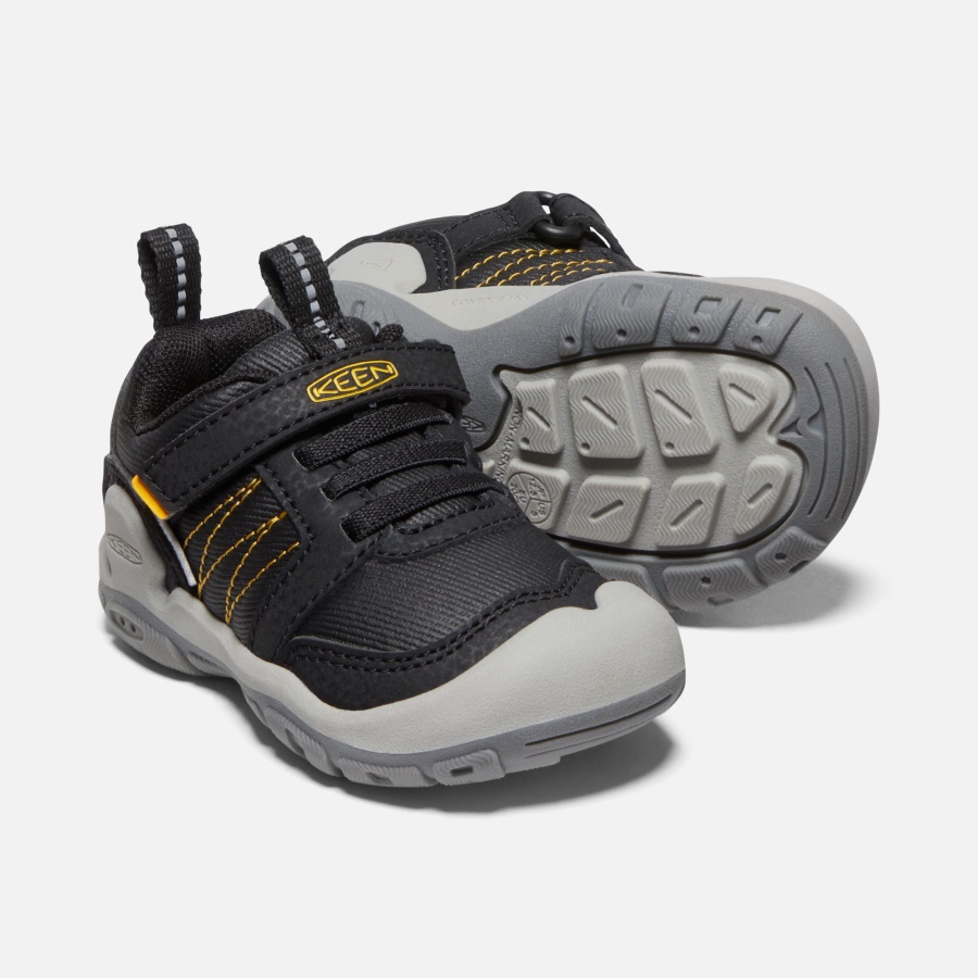Black-KEEN Yellow Toddlers' Knotch Peak Sneaker Keen