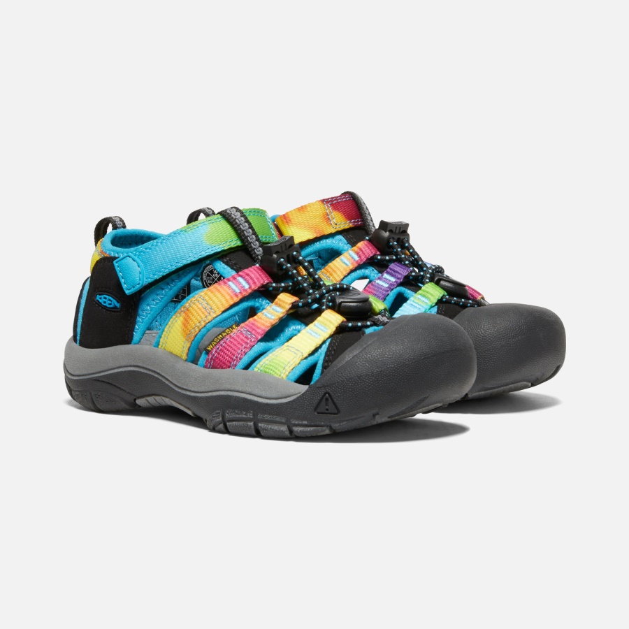 Rainbow Tie Dye Keen Little Kids' Newport H2