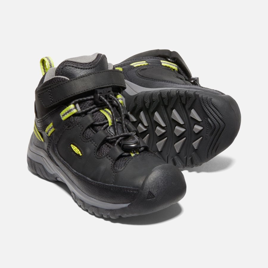 Black-Steel Grey Little Kids' Targhee Waterproof Boot Keen