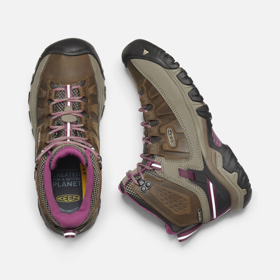 WEISS-BOYSENBERRY Keen Women's Targhee III Waterproof Mid