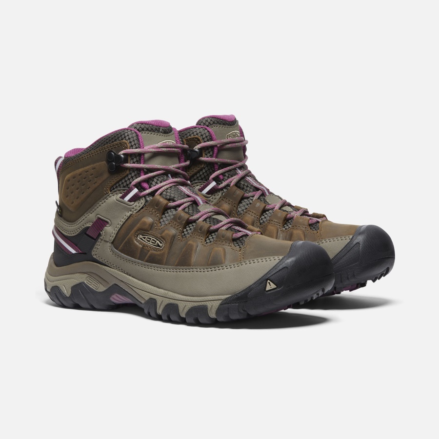 WEISS-BOYSENBERRY Keen Women's Targhee III Waterproof Mid