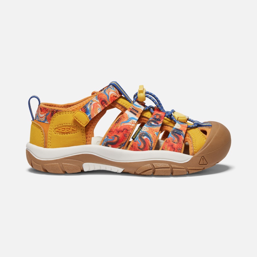 Keen Orange Peel-Yellow Big Kids' Newport x Outdoor Afro