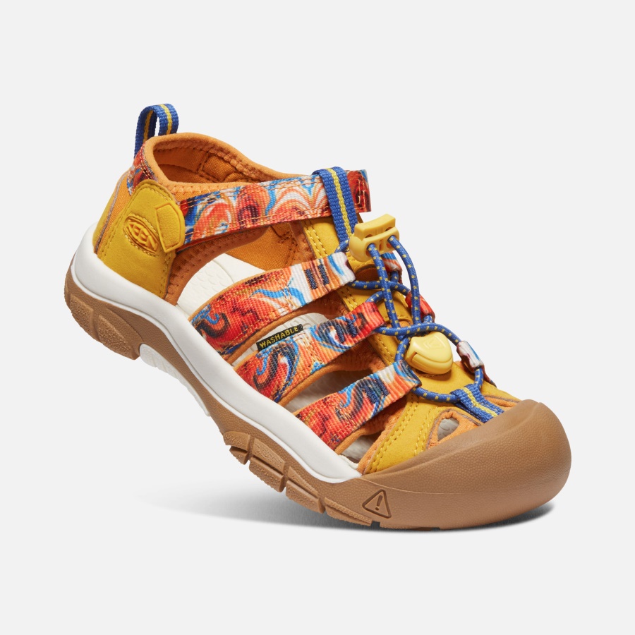 Keen Orange Peel-Yellow Big Kids' Newport x Outdoor Afro
