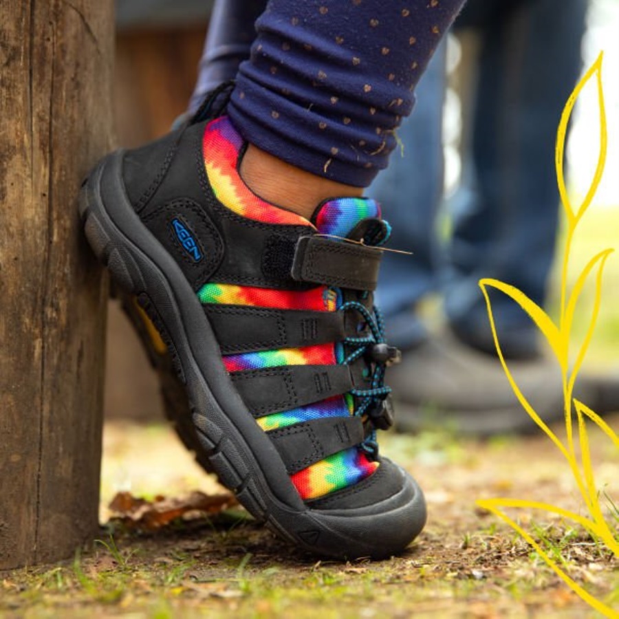 Black-Original Tie Dye Little Kids’ Newport Shoe Keen