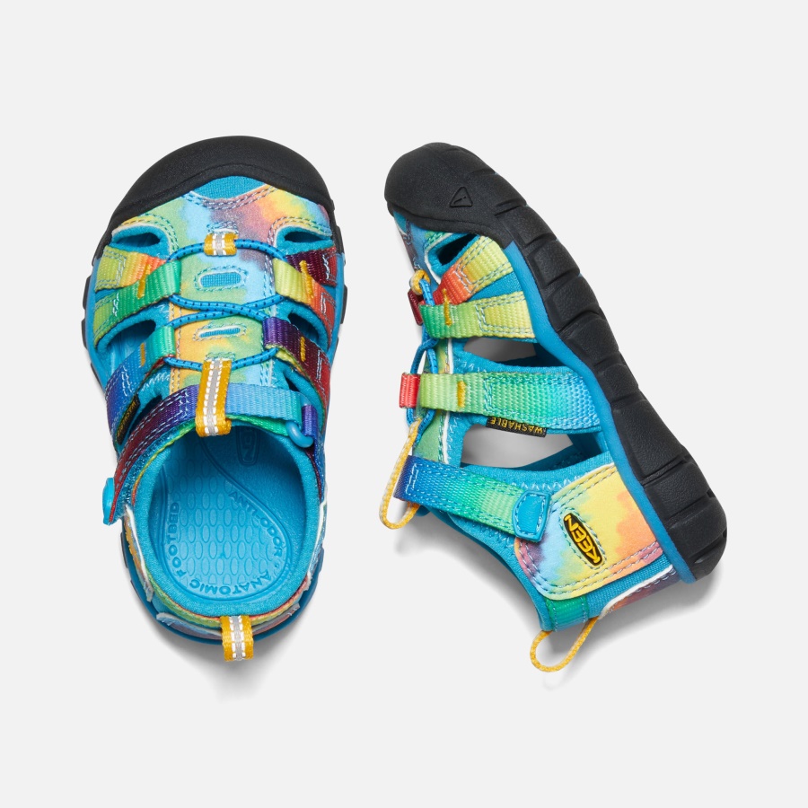 Vivid Blue-Original Tie Dye Keen Toddlers' Seacamp II CNX