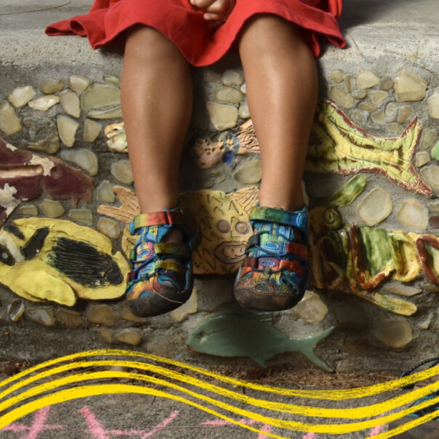 Vivid Blue-Original Tie Dye Keen Toddlers' Seacamp II CNX