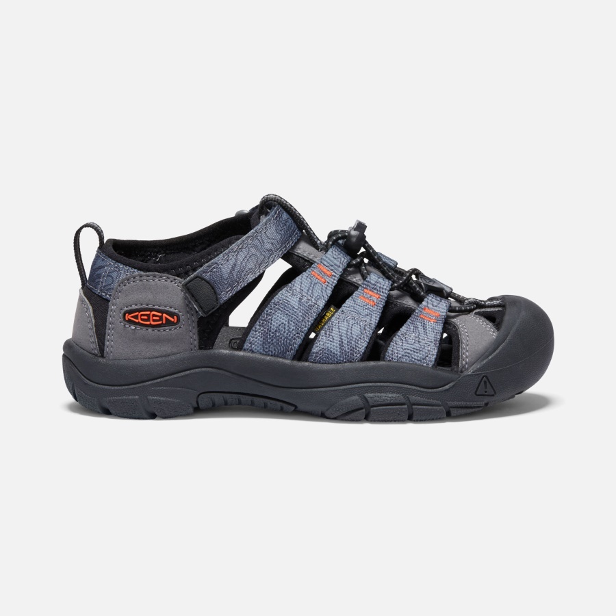 Keen Steel Grey-Black Big Kids' Newport H2